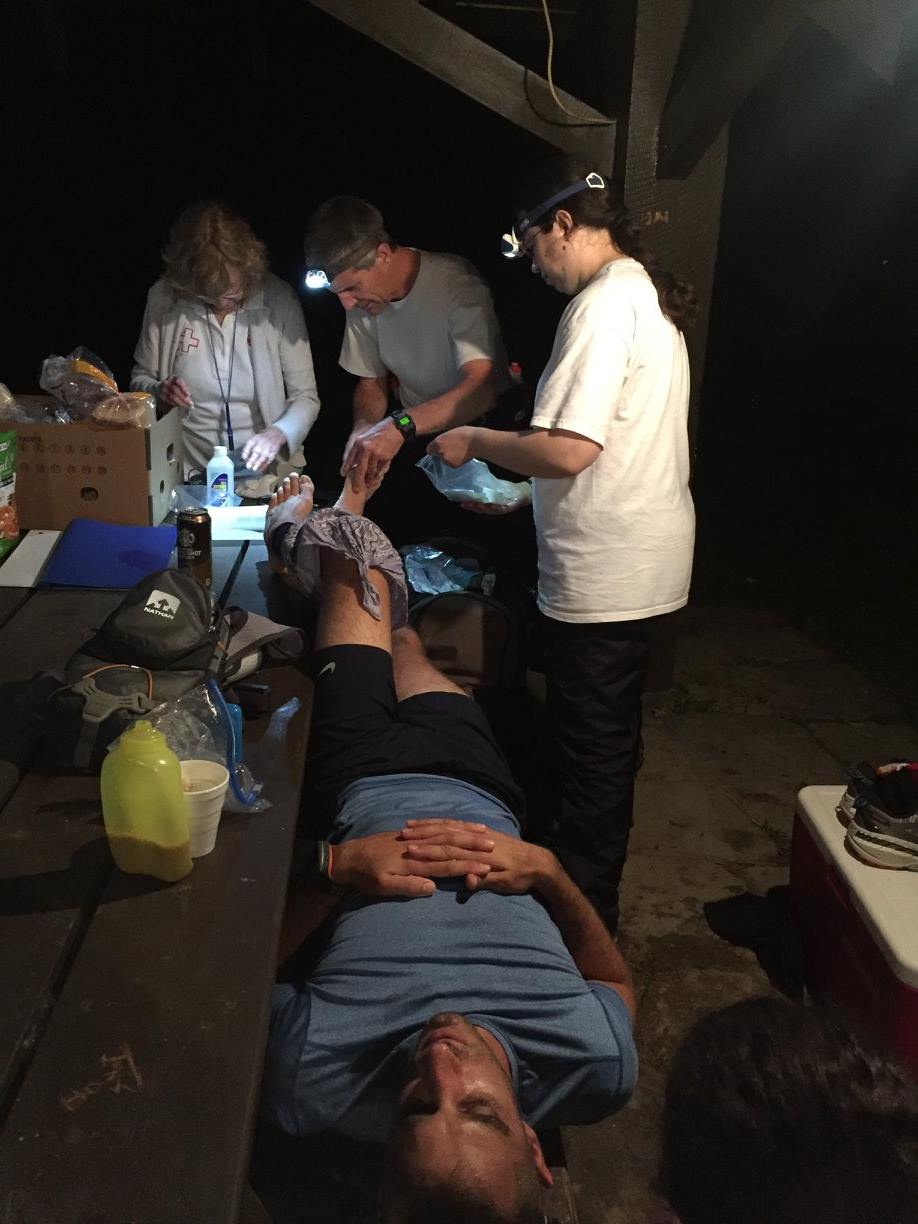 Elizabeth Furnace aid station